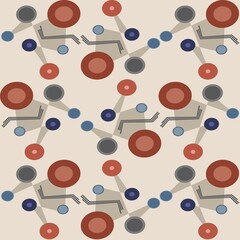 seamless pattern with circles