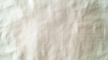 Obraz premium Soft White Linen Canvas Texture - Natural Cotton Fabric Background in Beige and Gray - Elegant Blank Textile Wallpaper