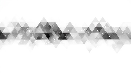 Abstract grayscale triangle pattern background.
