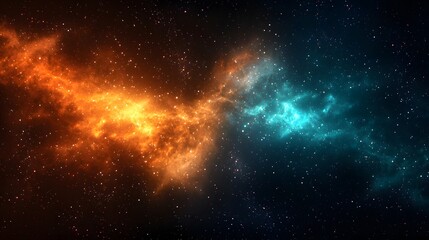 Stellar environments abstract digital art of cosmic explosions in space