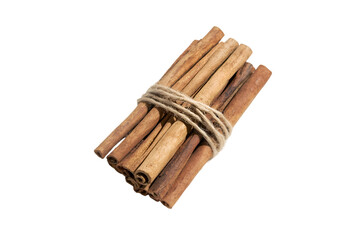 Cinnamon Sticks Bundle Tied with Twine Aromatic Spice