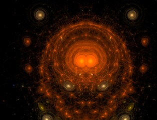 Imaginatory fractal abstract background Image