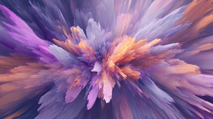 Obraz premium Abstract explosion of vibrant colors