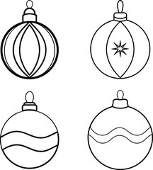 christmas balls set