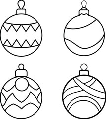 christmas balls set