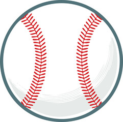 baseball ball and baseball Simply illustrate baseball simple illustrations. 