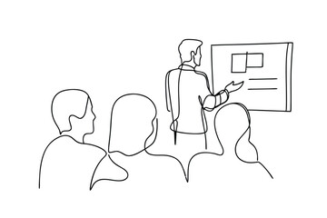 Business Presentation Speaker, Audience, Meeting, Strategy, Plan, Data, Ideas, Growth, Success,