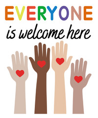 Idaho teacher shirt everyone is welcome here