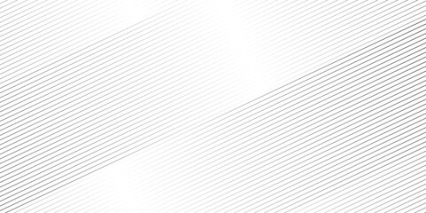 Naklejka premium Vector gradient gray line abstract pattern Transparent monochrome striped texture, minimal background. Abstract background wave line elegant white striped diagonal line technology concept web texture