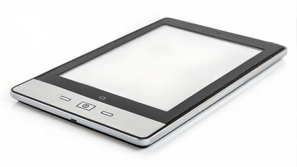 Modern E-reader with Blank Screen Displayed