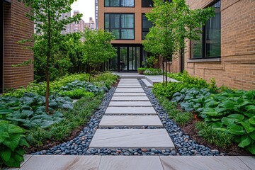 Urban Courtyard Garden