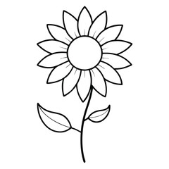 vector illustration of a flower