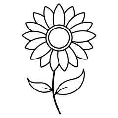 vector illustration of a flower