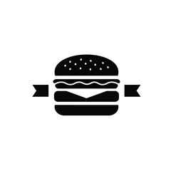 vector illustration of a hamburger