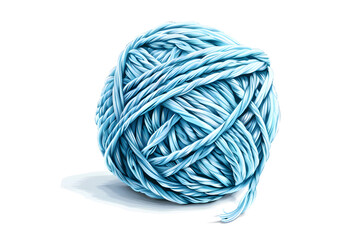 Minimalistic Yarn Ball Icon - Perfect for Crafting and Knitting Enthusiasts