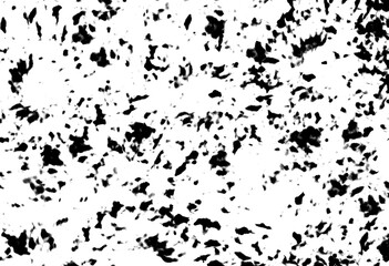 Abstract grunge black and white distressed texture background,  Isolated on transparent background, PNG	
