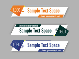 A collection of colorful banners for your business

