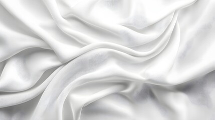 Obraz premium Serene and Elegant White Bedding in Minimal Bedroom Setting