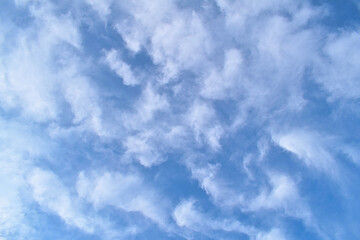 Photo of blue sky with clouds