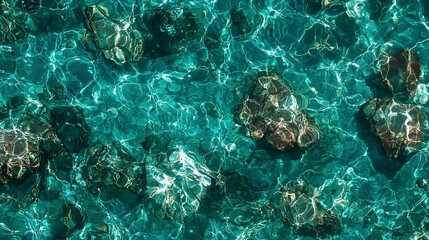 Obraz premium Mesmerizing Blue Water Texture with Soft Ripple Reflections in Tranquil Natural Concept