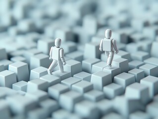 Startup founders scaling their business with AI-driven financial and technological support