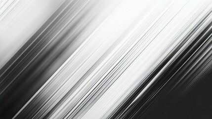 Fototapeta premium White and silver with light gray and black gradient on metal texture with soft lines tech gradient abstract diagonal background
