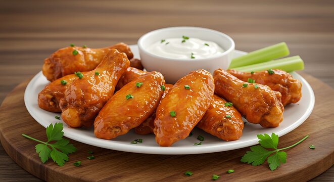fried chicken wings with sauce  delicious food bread sandwich cheese meal lunch vegetable breakfast healthy dinner salad Food background