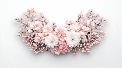 Obraz premium Soft Cherry Blossom Design with Delicate Floral Elements