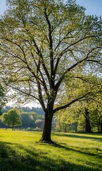 a tree in a field