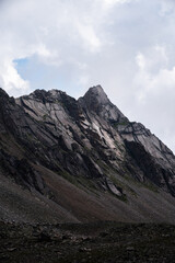 Sports FPV drone hangs in the air. Self-assembled drone of various uses modern technology