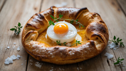 fried eggs with bacon