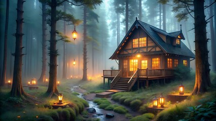 house in the woods