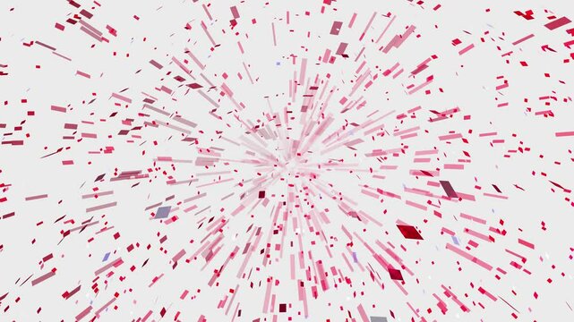Motion anime style line abstract loop animation motion background square