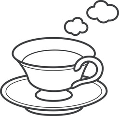 紅茶（ティーカップとソーサー）