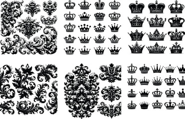 Elegant Crown Vector Collection