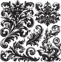 : Elegant Crown King Element Vector Collection