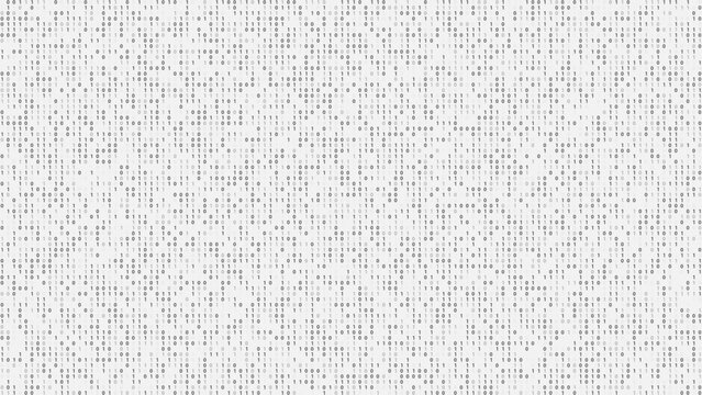 Futuristic binary code background. Cybersecurity and big data flow in a digital network matrix