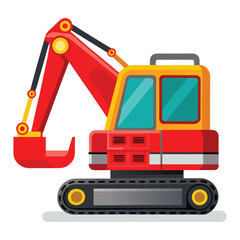 excavator vector