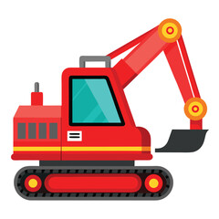 excavator vector
