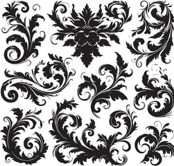 : Elegant Crown King Element Vector Collection