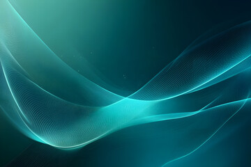 Futuristic Abstract 3D Waves – AI Digital Art.