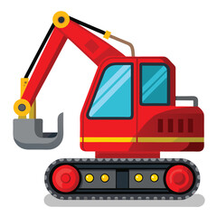 excavator vector