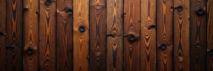 Rich, dark brown wood grain texture vertical planks, decor, wood texture background