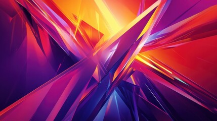 Bold abstract background with sharp lines and vibrant colors creating a sense of motion and energy. illustration