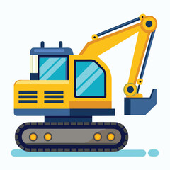 excavator vector