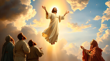 The Ascension of Jesus Christ into Heaven