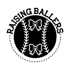 Obraz premium Raising ballers SVG Design 