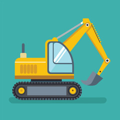 excavator vector
