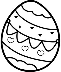 Egg eggs easter eggs decorating egg fancy egg outline black and white coloring  png,eggs hunt,