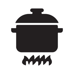 Cooking Pot Icon
Pot on Fire
Cooking Symbol
Kitchenware Icon
Food Preparation